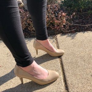 Comfort Plus Nude Heels